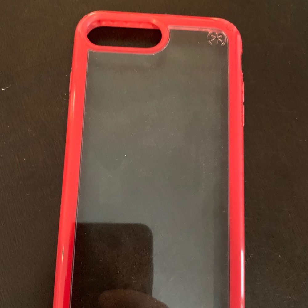 iPhone 7/8 Plus Speck Red/Clear Case
